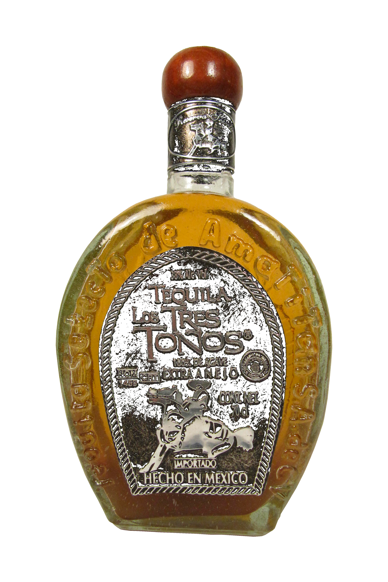 Los Tres Tonos Extra Anejo, 70cl 38% - Agavista