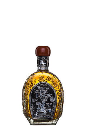 Tequila Tres Toños Añejo the traditional bottle