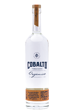 The front of the bottle Cobalto blanco